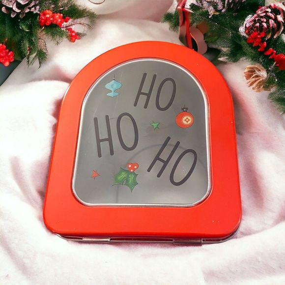 Mailbox Shaped “Dear Santa…” Holiday Tin Container Can With Flag NEW - Picture 5 of 9